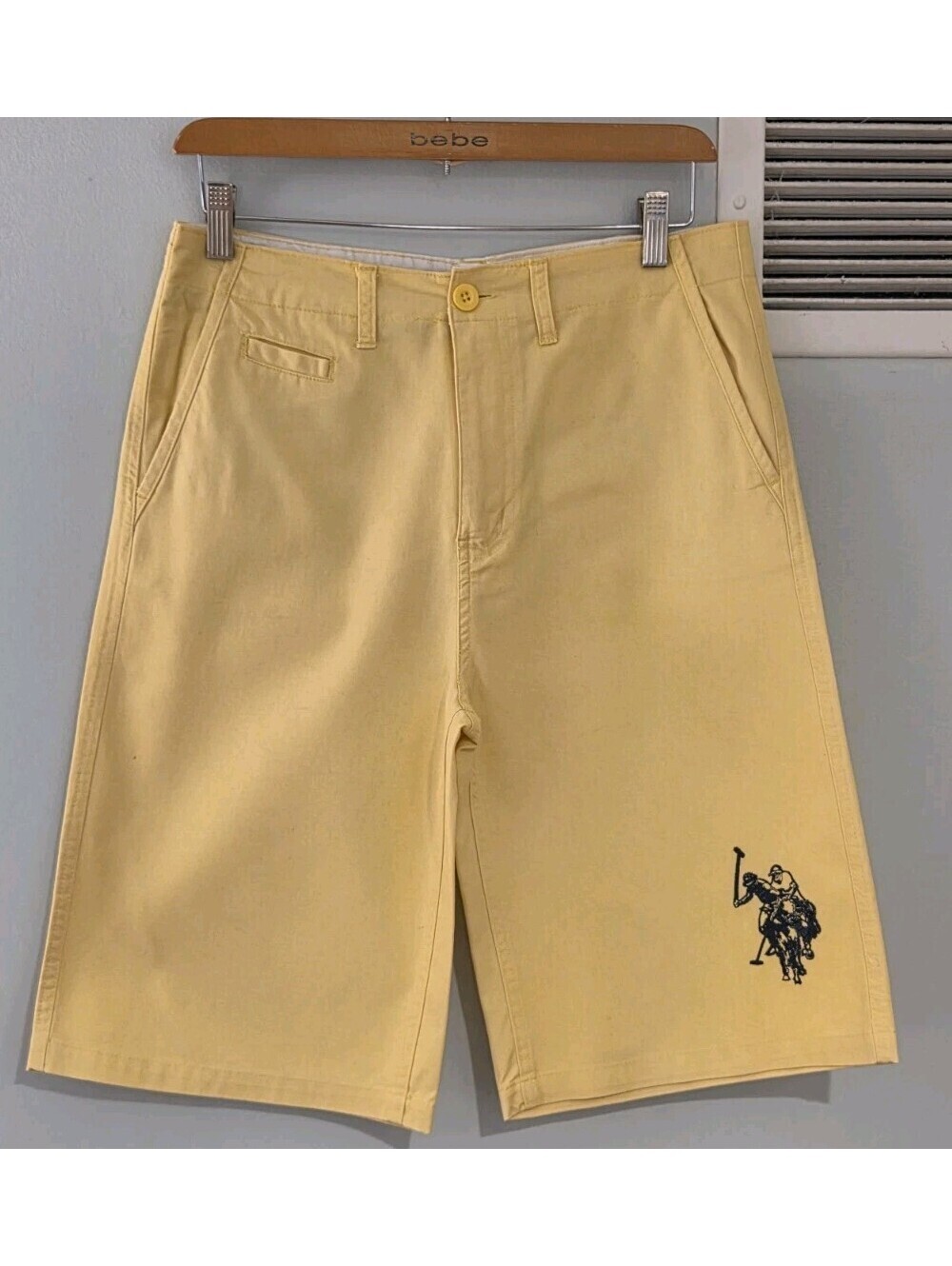U.S. Polo Assn. Size 18 Yellow Boy's Youth Shorts Vintage